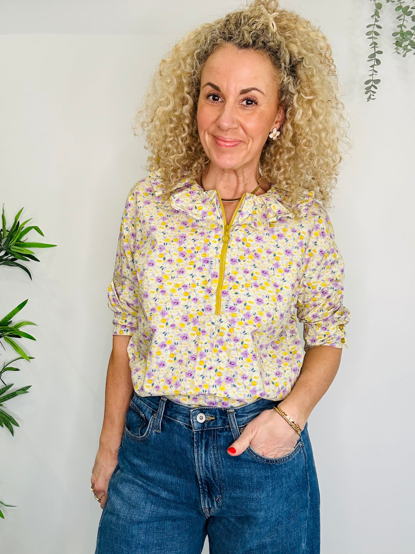 Floral Blouse - Size 40