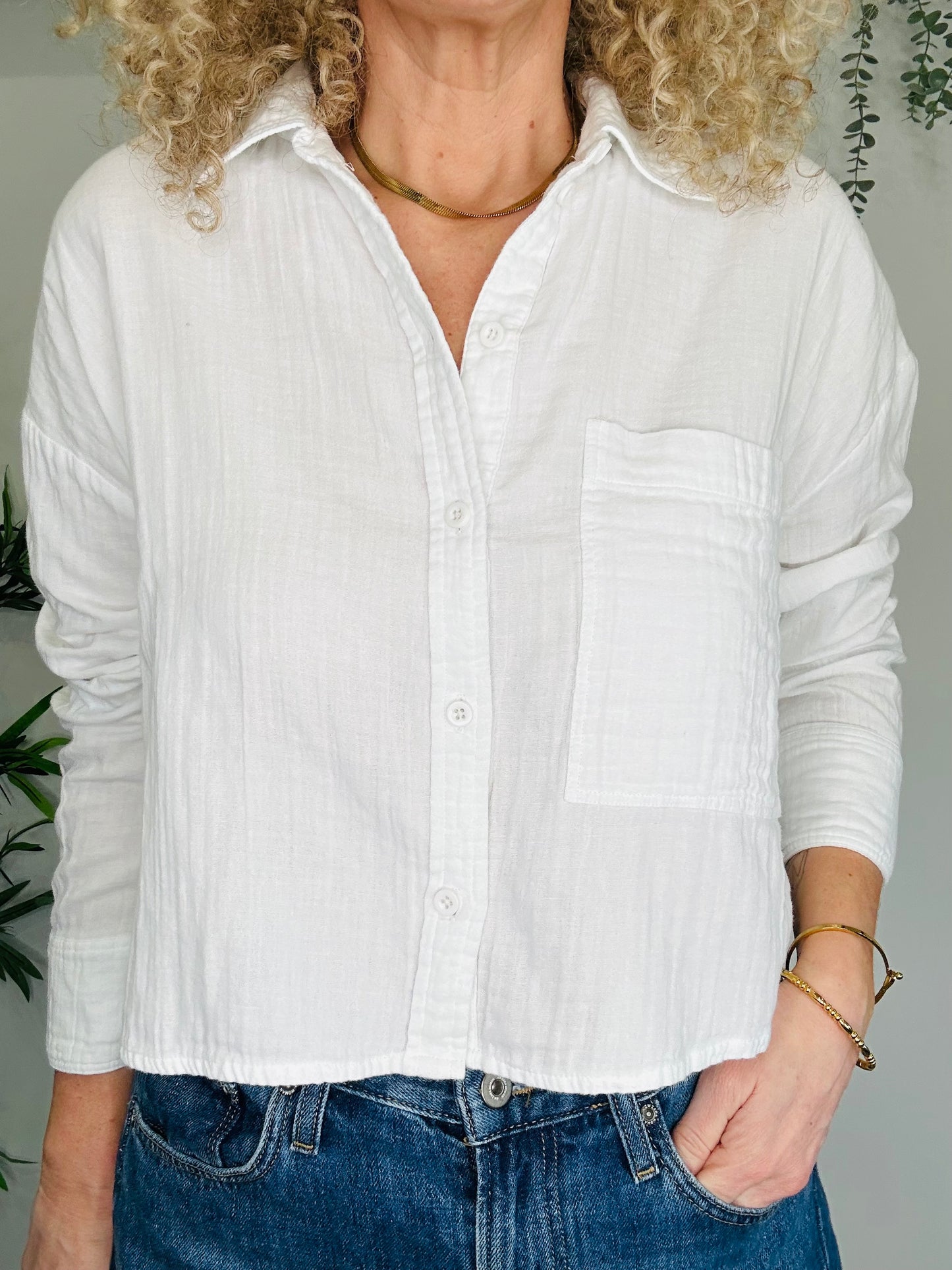 Cheesecloth Shirt - Size 12