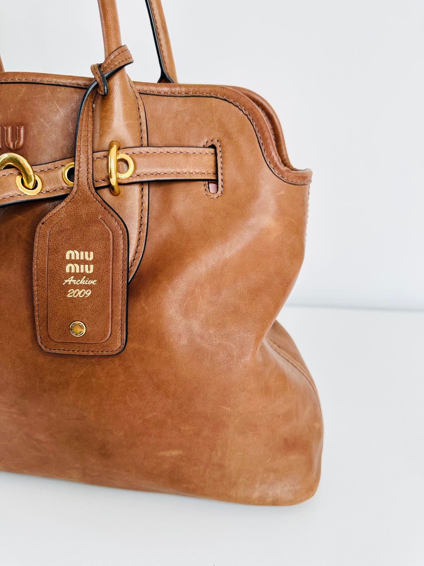 Large Aventure Nappa Leather Bag