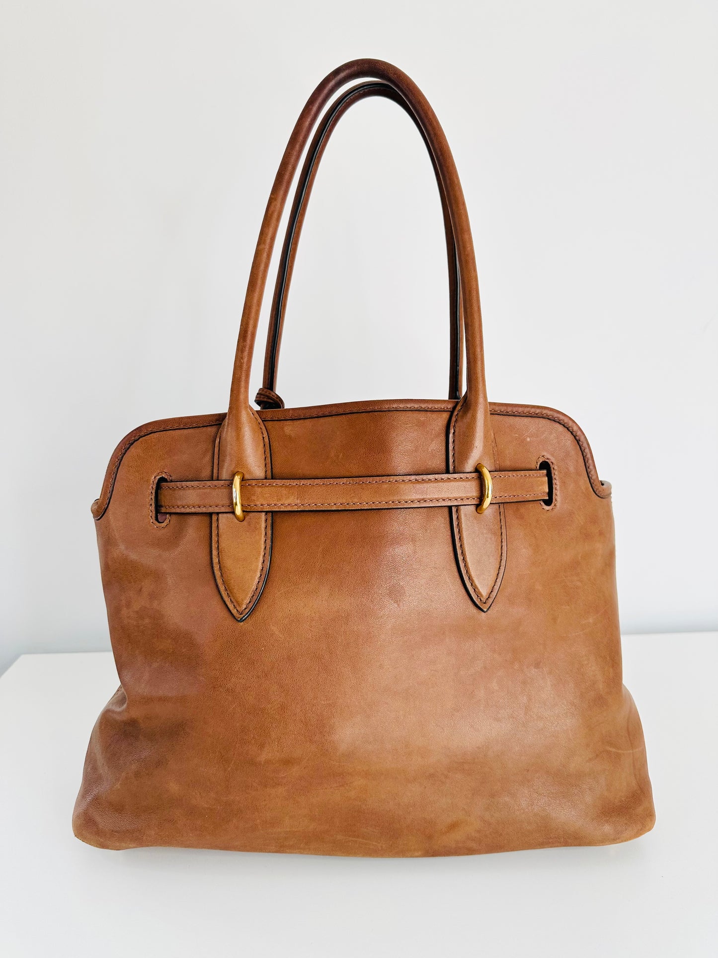 Large Aventure Nappa Leather Bag