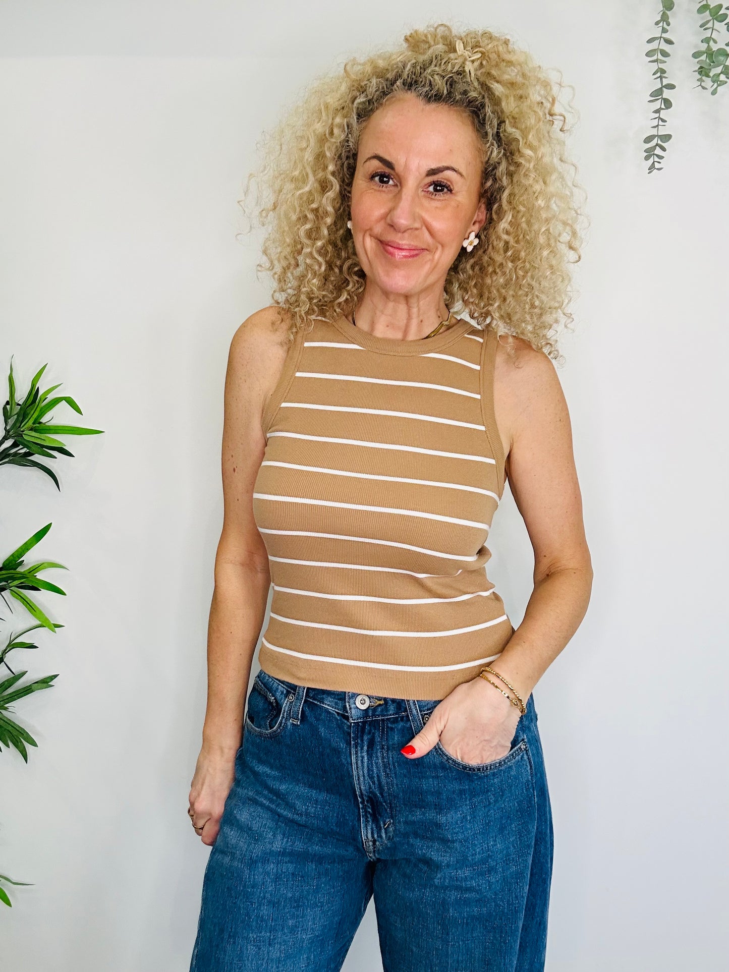 Striped Vest - Size 12