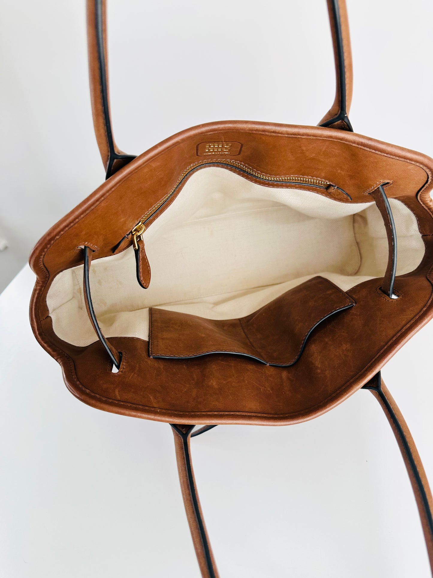 Large Aventure Nappa Leather Bag