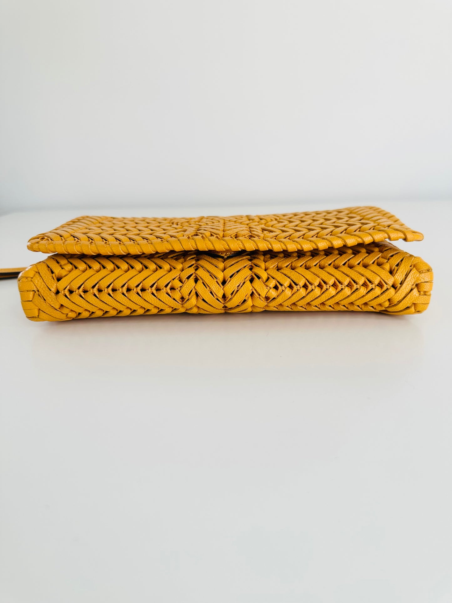 Woven Leather Neeson Crossbody Bag