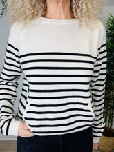 Load image into Gallery viewer, Striped Cashmere Jumper - Size L
