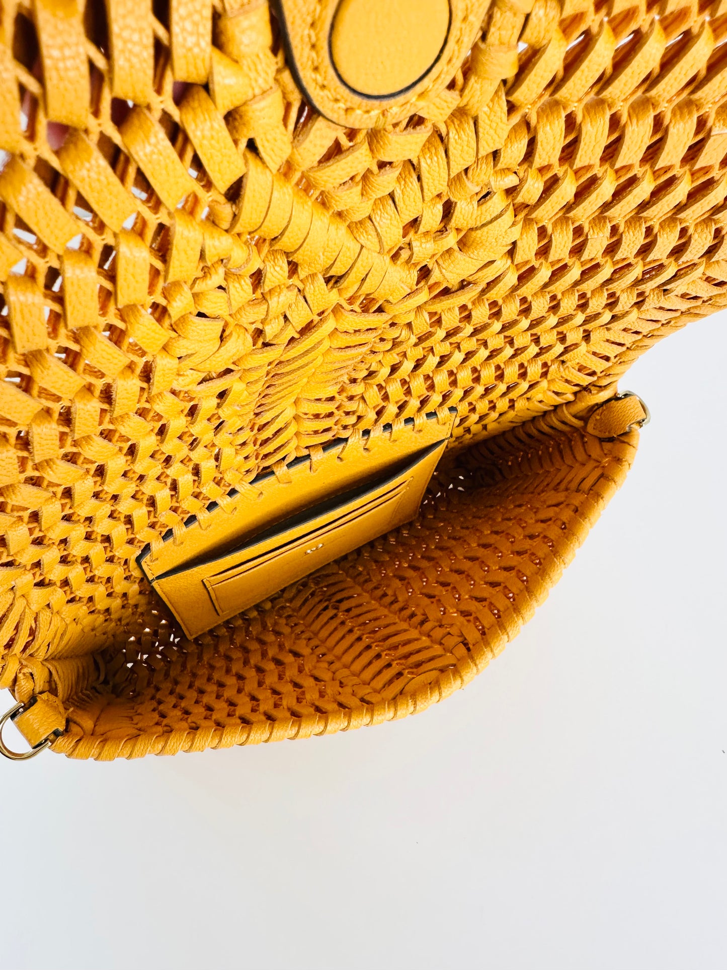 Woven Leather Neeson Crossbody Bag