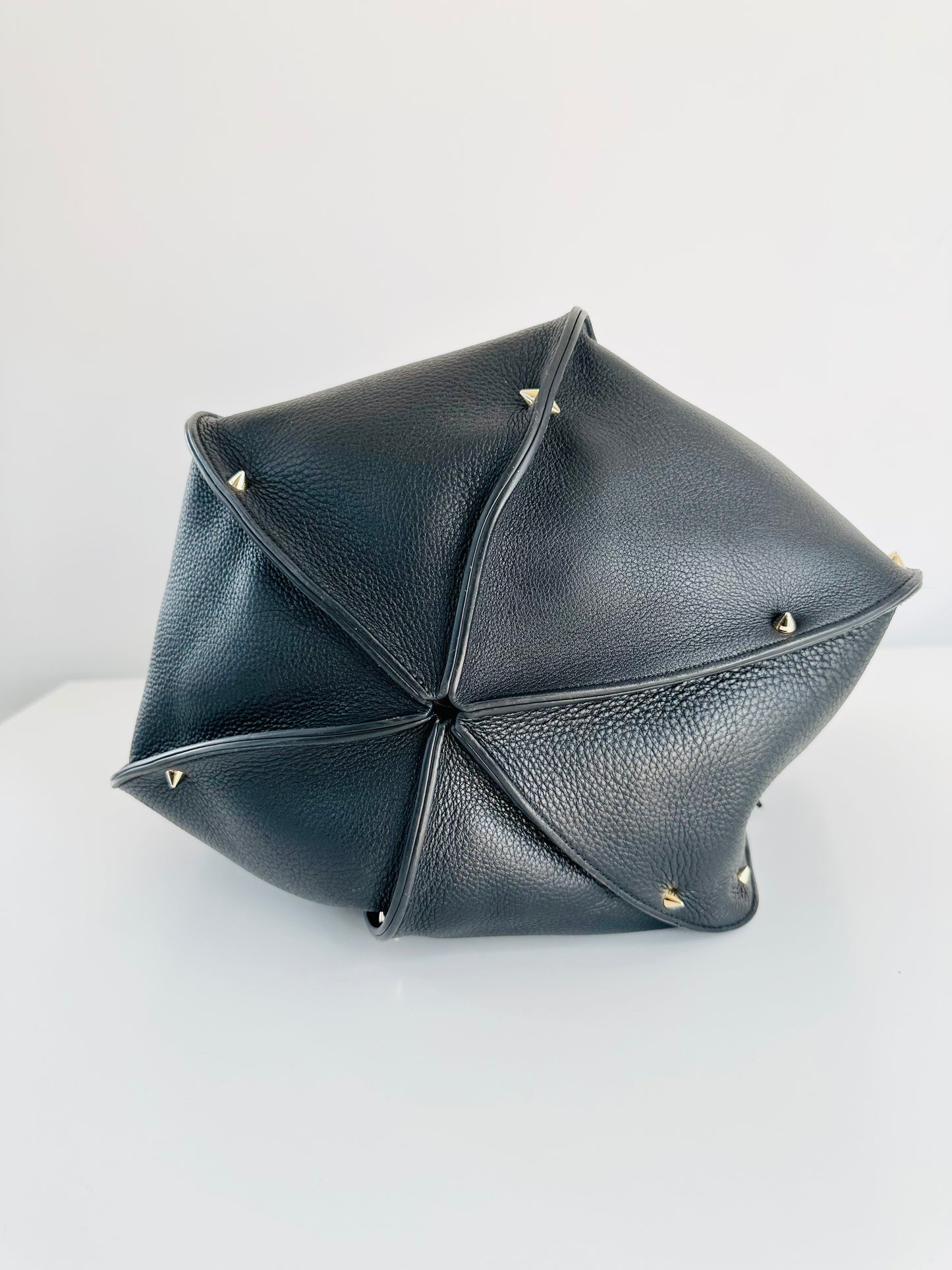 Carmela Spike Stud Leather Tote