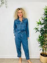 Load image into Gallery viewer, Denim Jumpsuit - Size S
