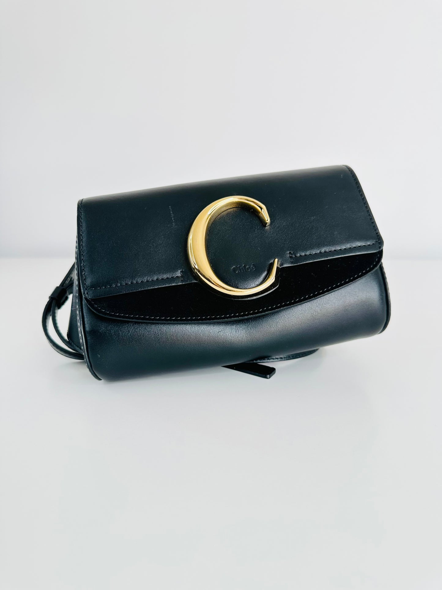 Leather C Belt Bag