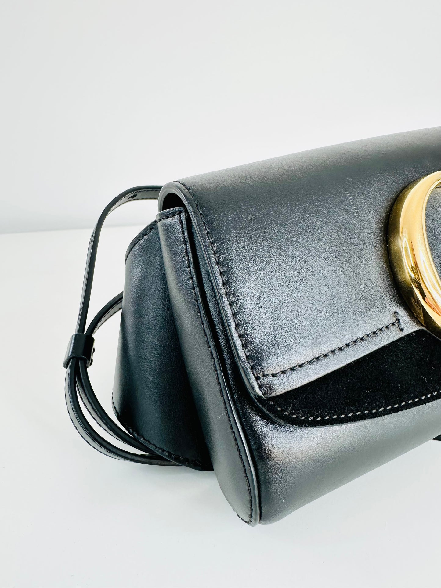 Leather C Belt Bag