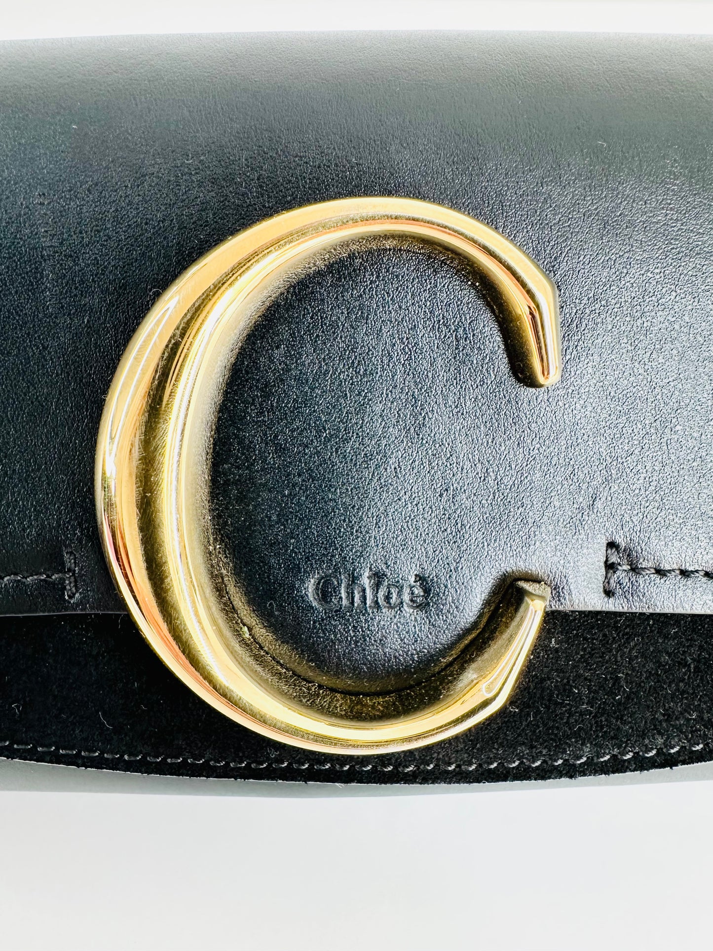 Leather C Belt Bag