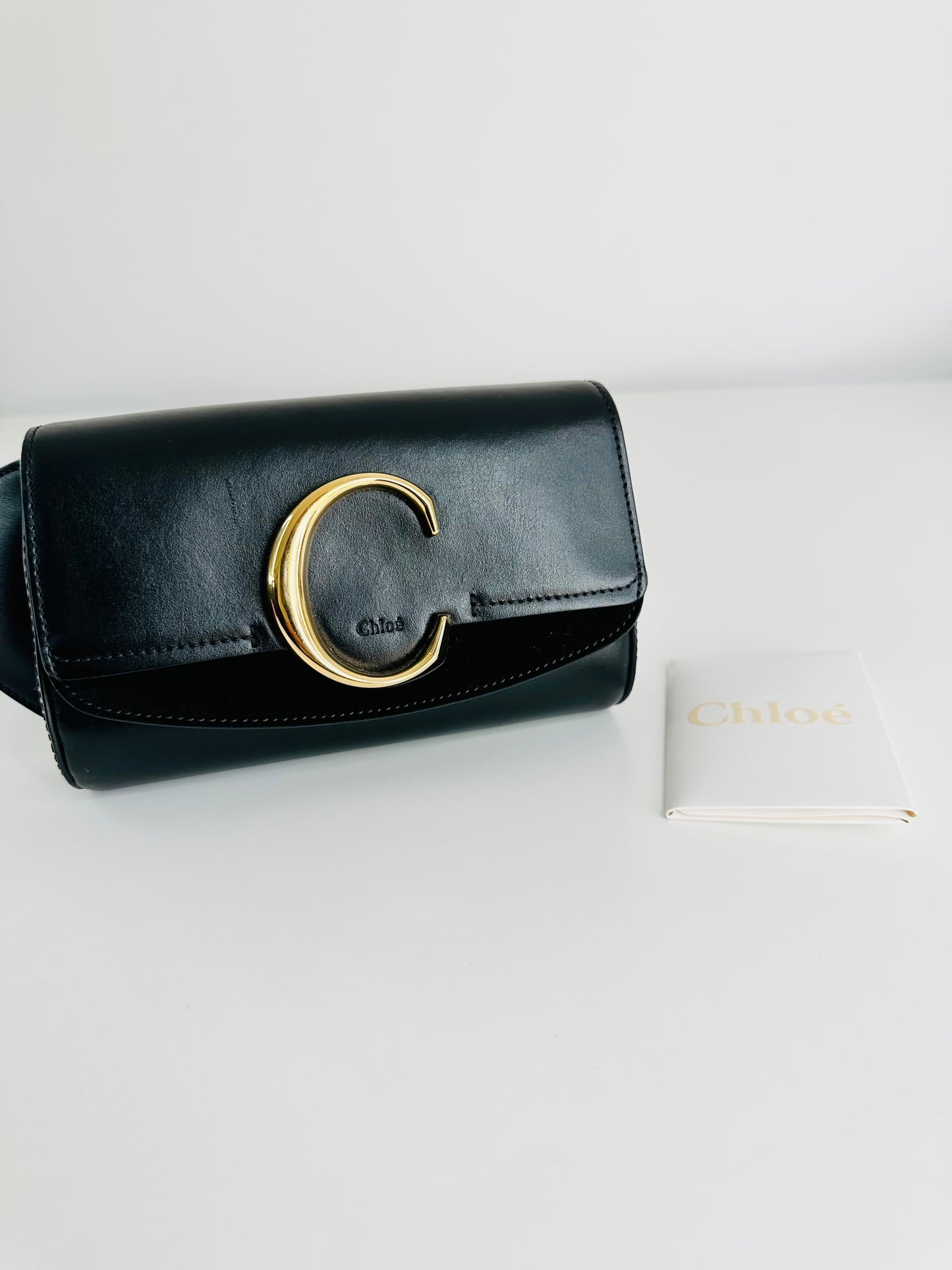 Leather C Belt Bag