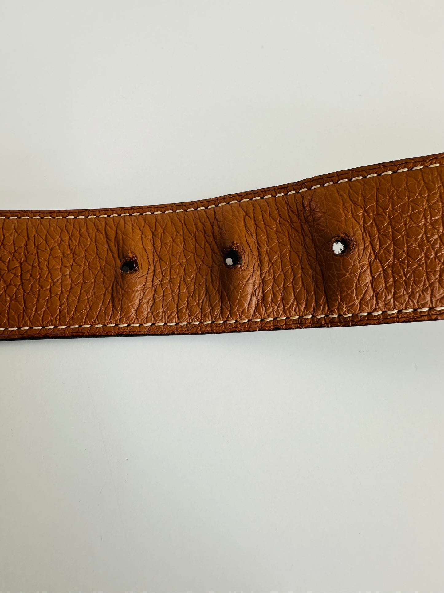 Reversible Leather H Belt