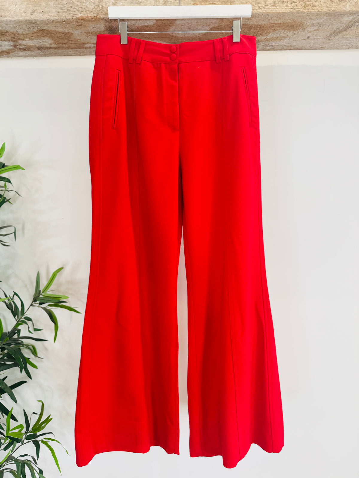 Wide Leg Trousers - Size 14