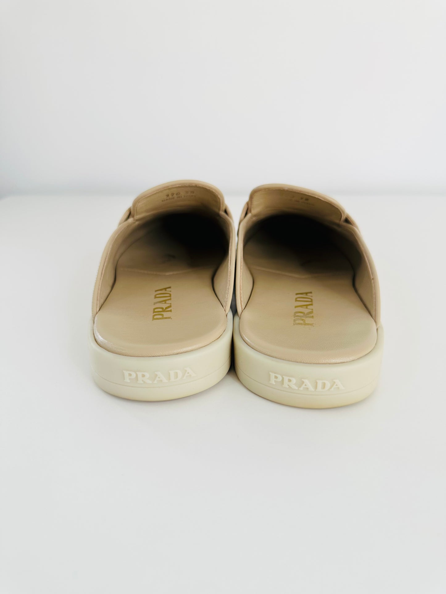 Suede St Tropez Mules - Size 38