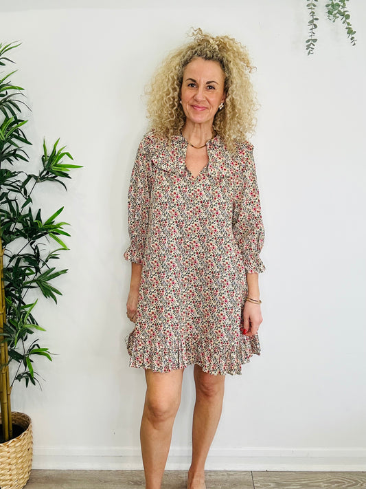 Short Floral Dress - Size S