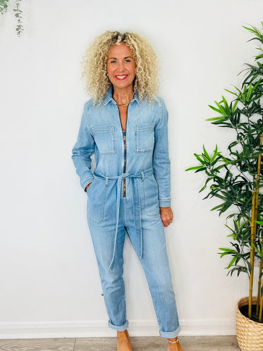 Denim Jumpsuit - Size 10