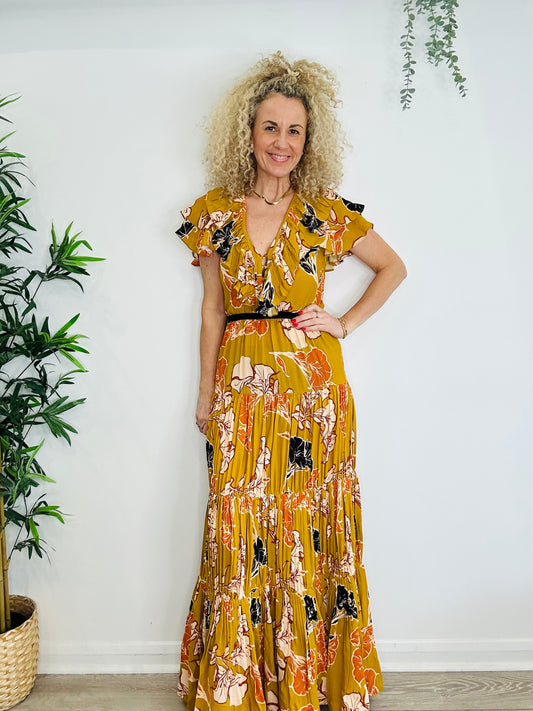 Floral Maxi Dress - Size 10