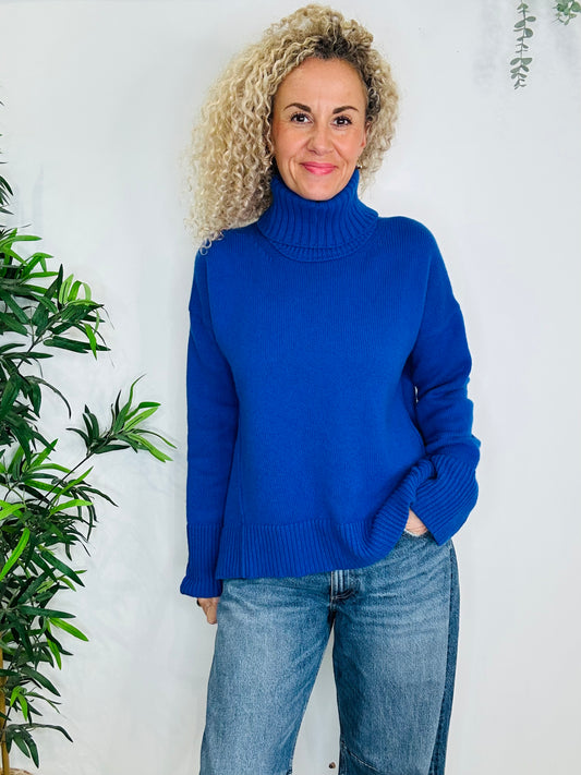 Detachable Roll-Neck Jumper - Size S