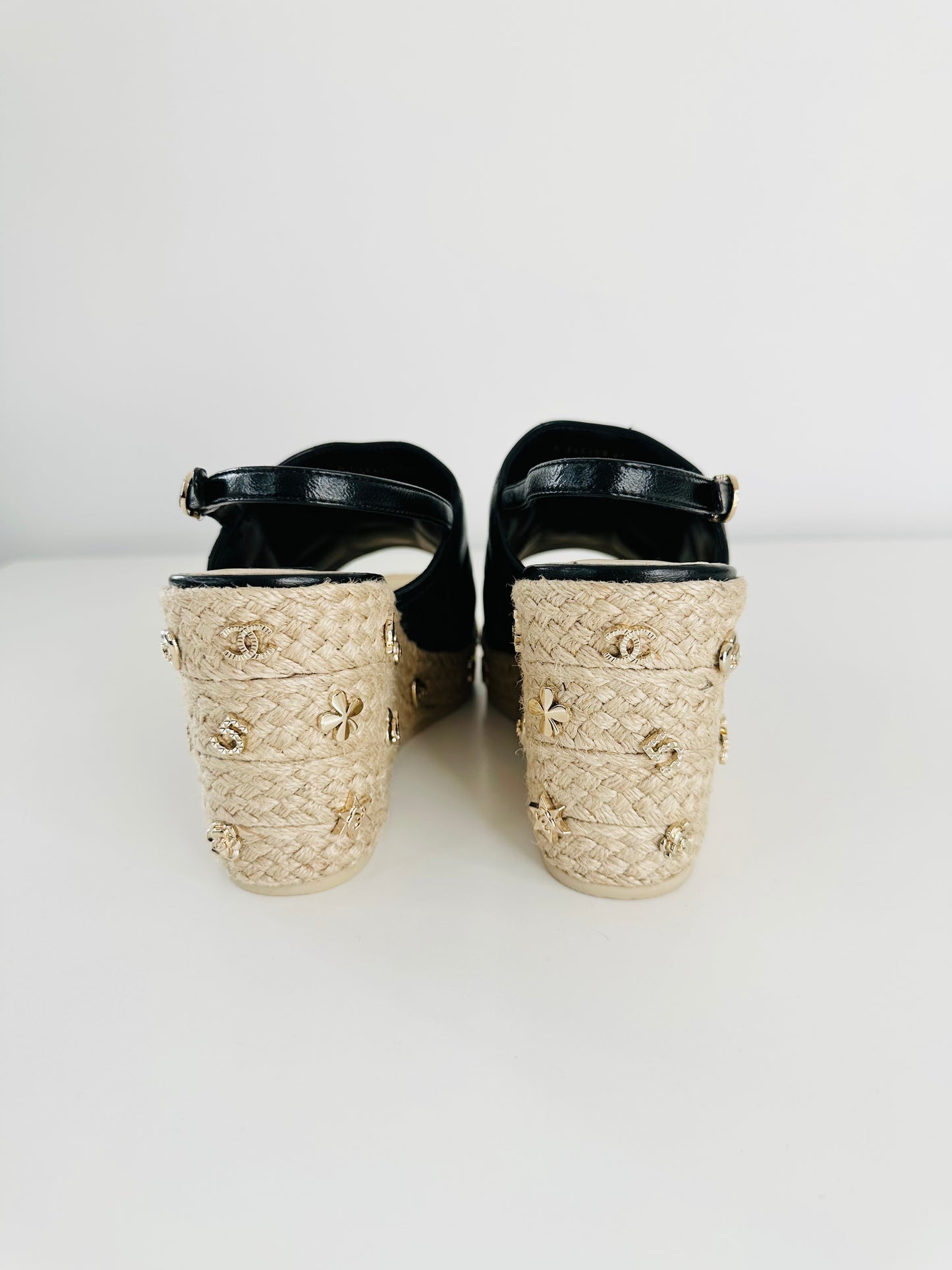 Icon Stud Wedge Sandals - Size 40