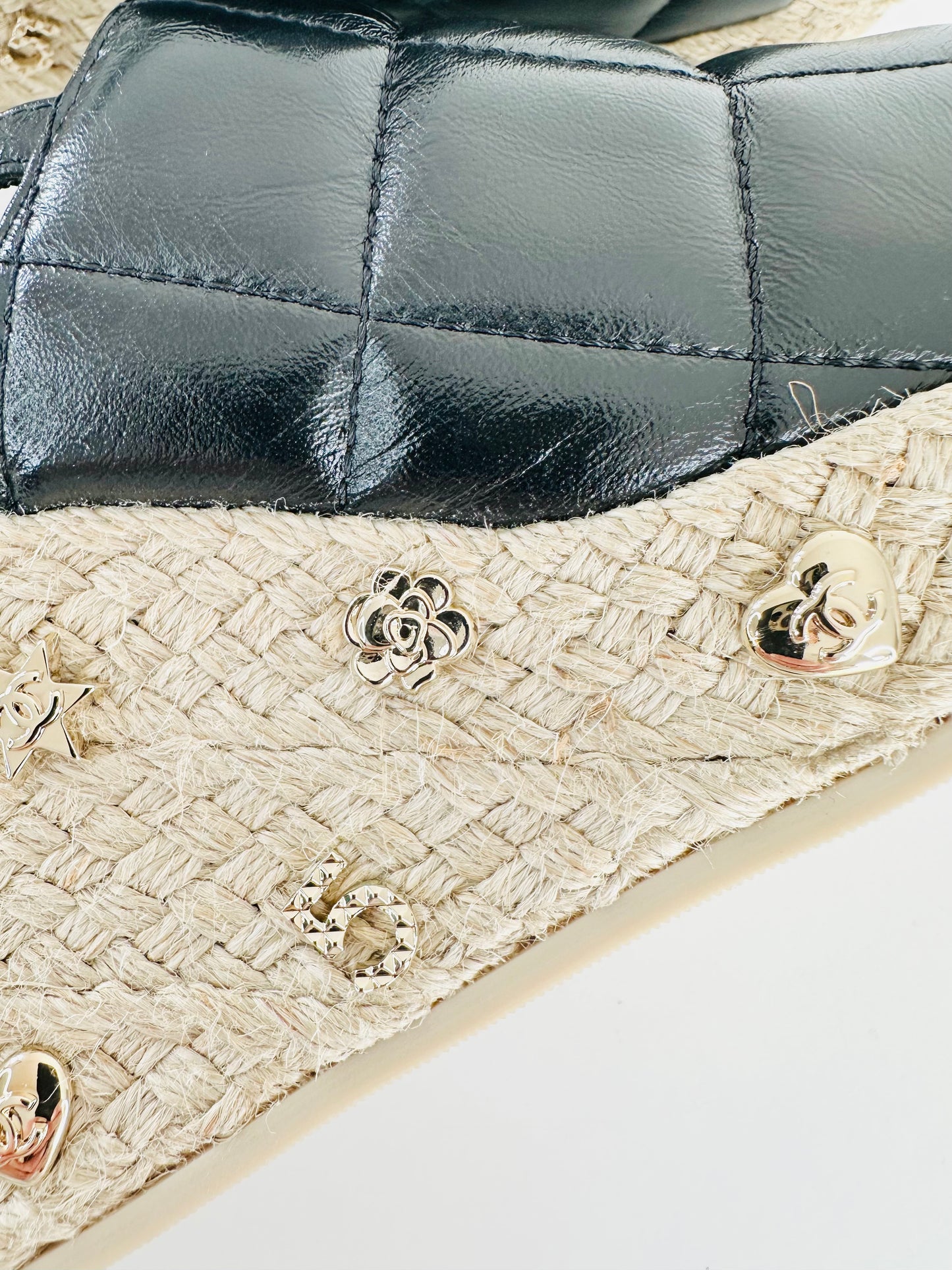 Icon Stud Wedge Sandals - Size 40