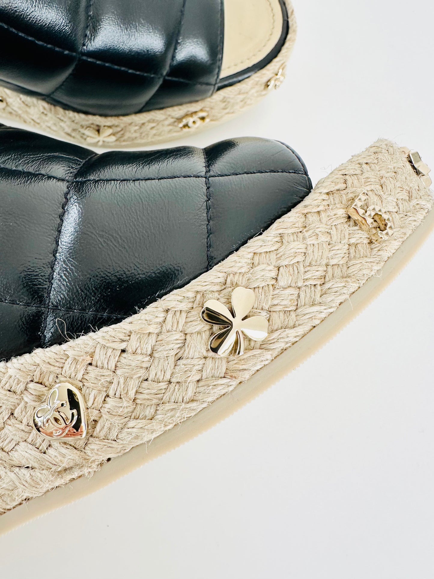 Icon Stud Wedge Sandals - Size 40