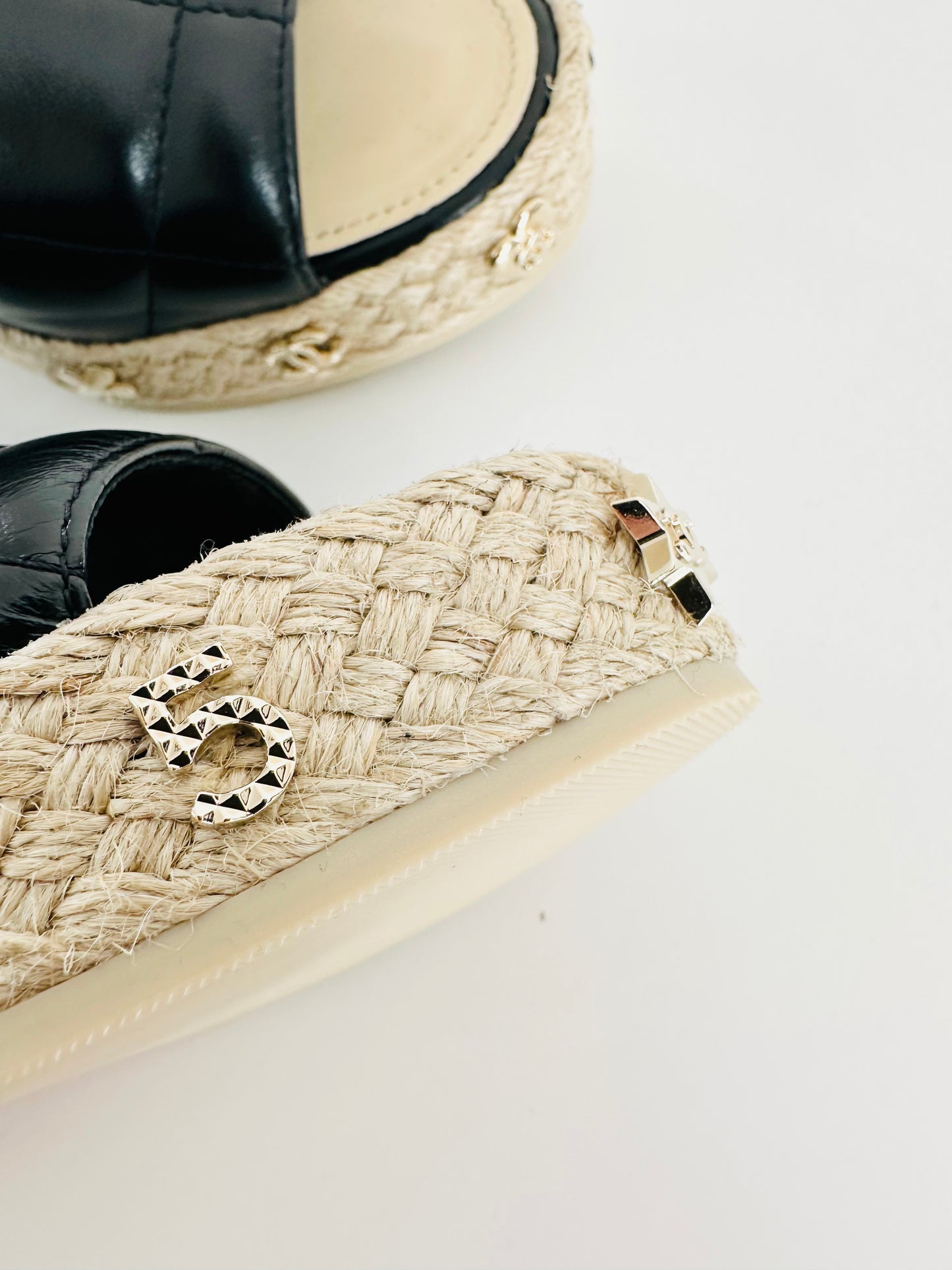 Icon Stud Wedge Sandals - Size 40