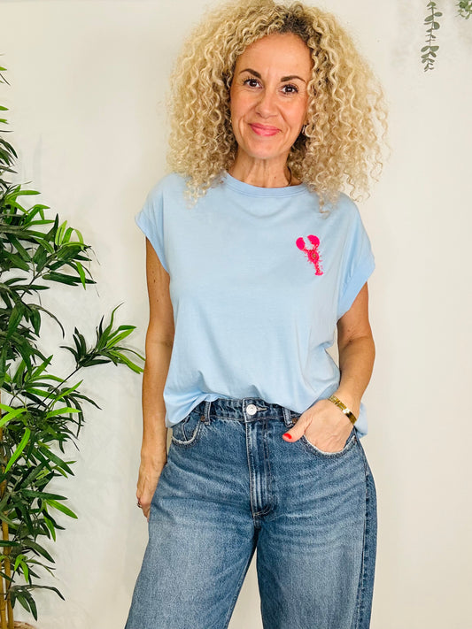 Beaded Lobster Tee - Size 3