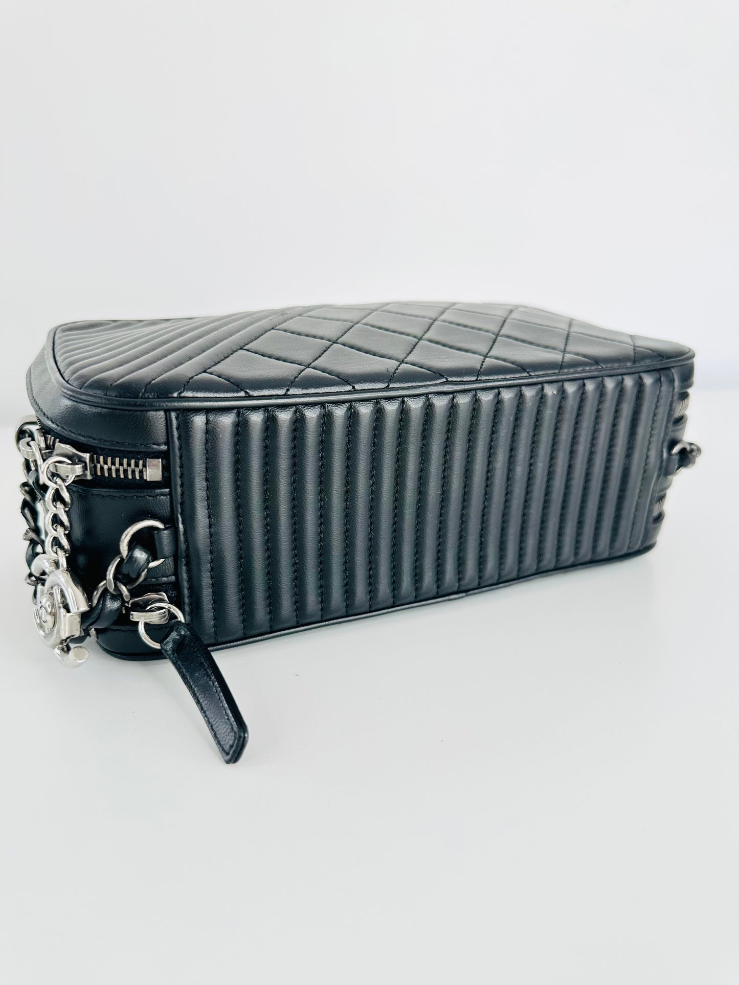 Quilted Lambskin Leather Medium Coco Boy Camera Bag