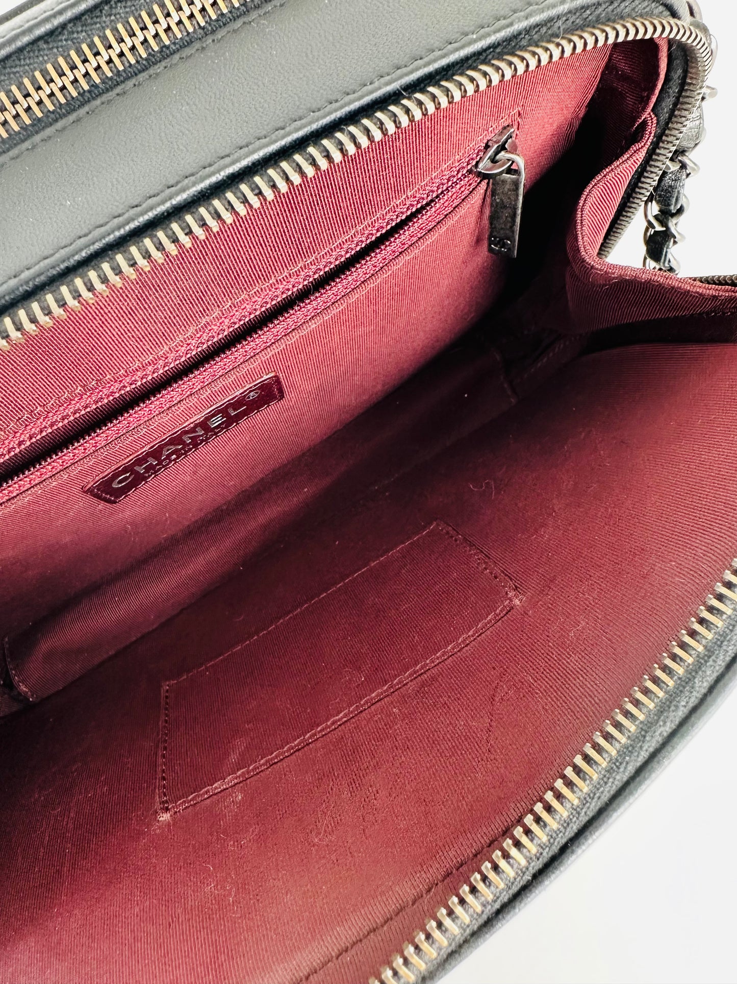 Quilted Lambskin Leather Medium Coco Boy Camera Bag
