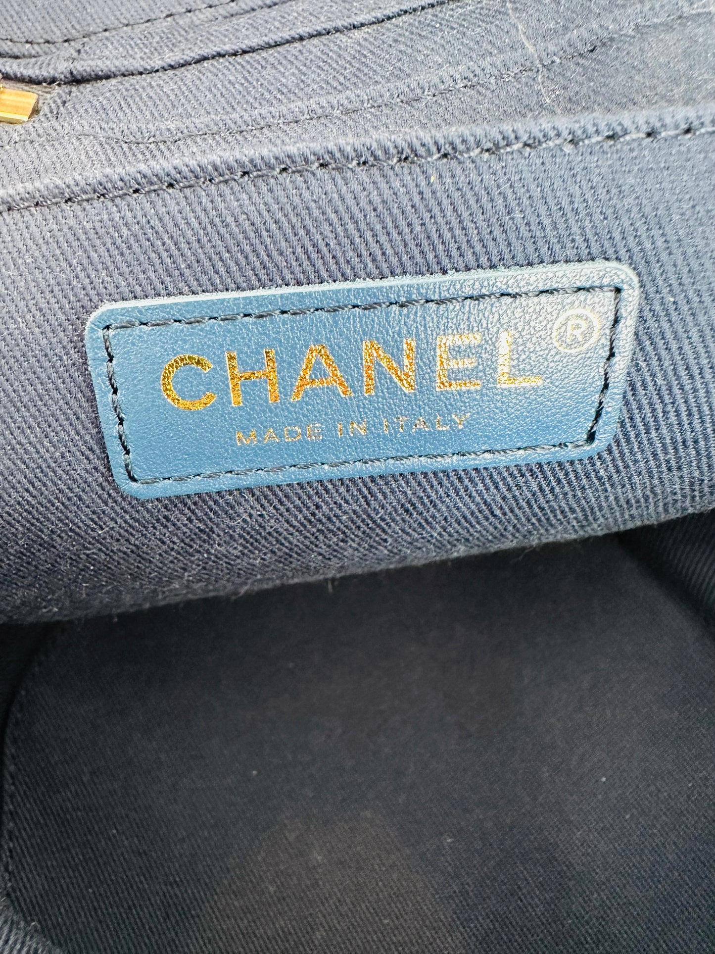 Quilted Denim Trip Vanity Case