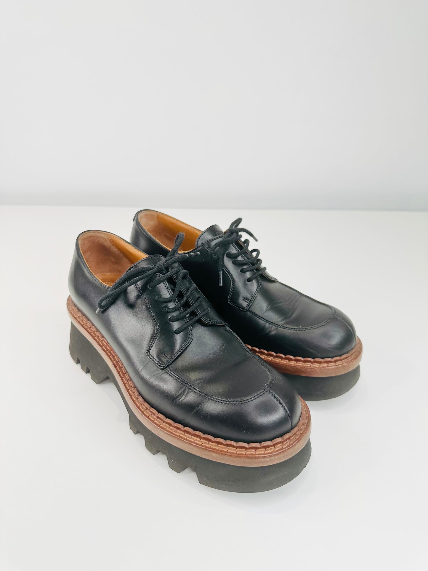 Owena Platform Brogues - Size 37.5