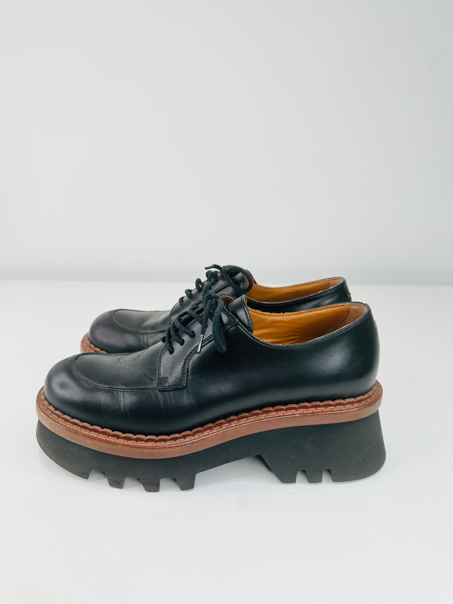 Owena Platform Brogues - Size 37.5