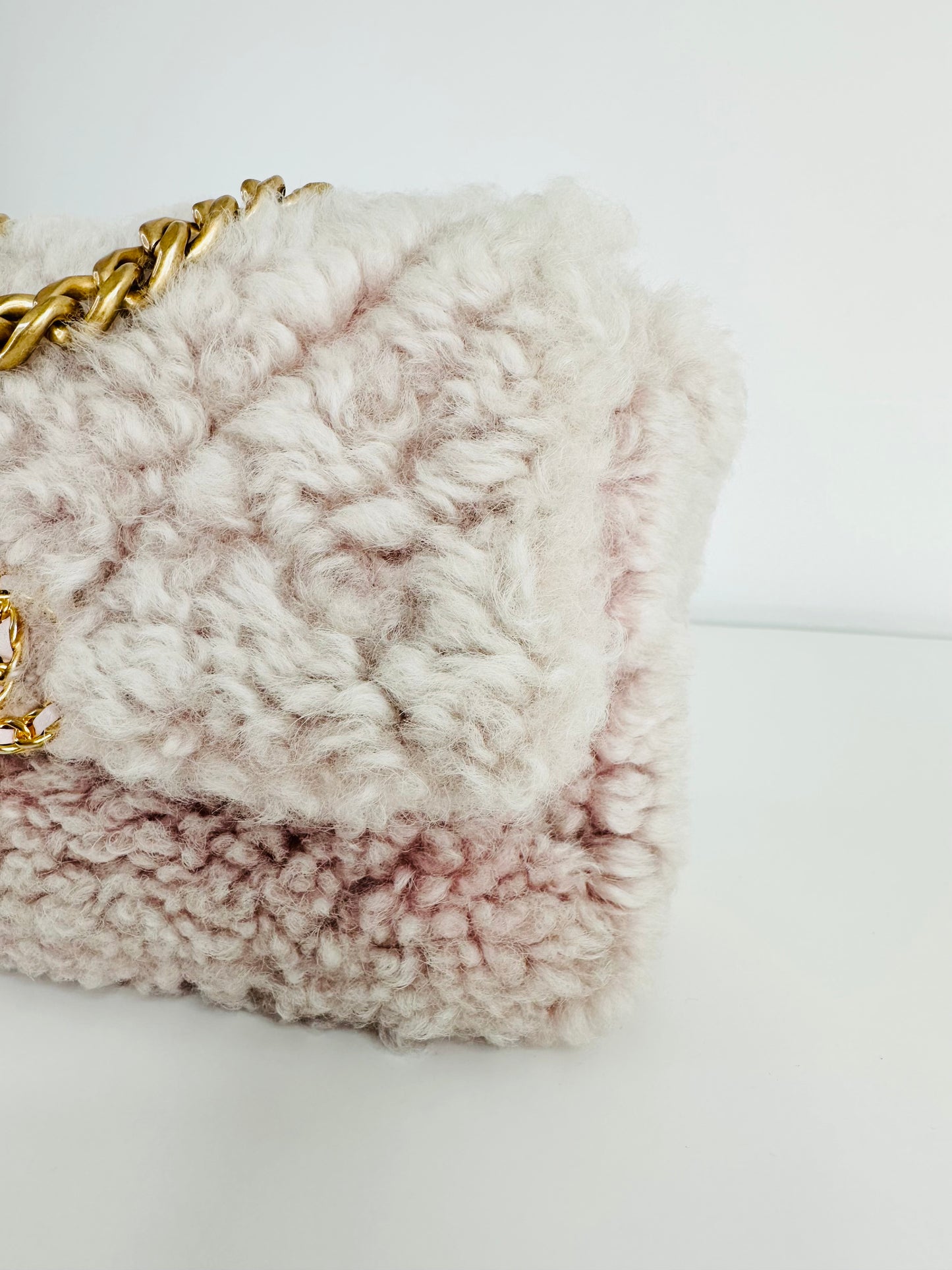 Shearling Sheepskin Small 19 Flap Bag