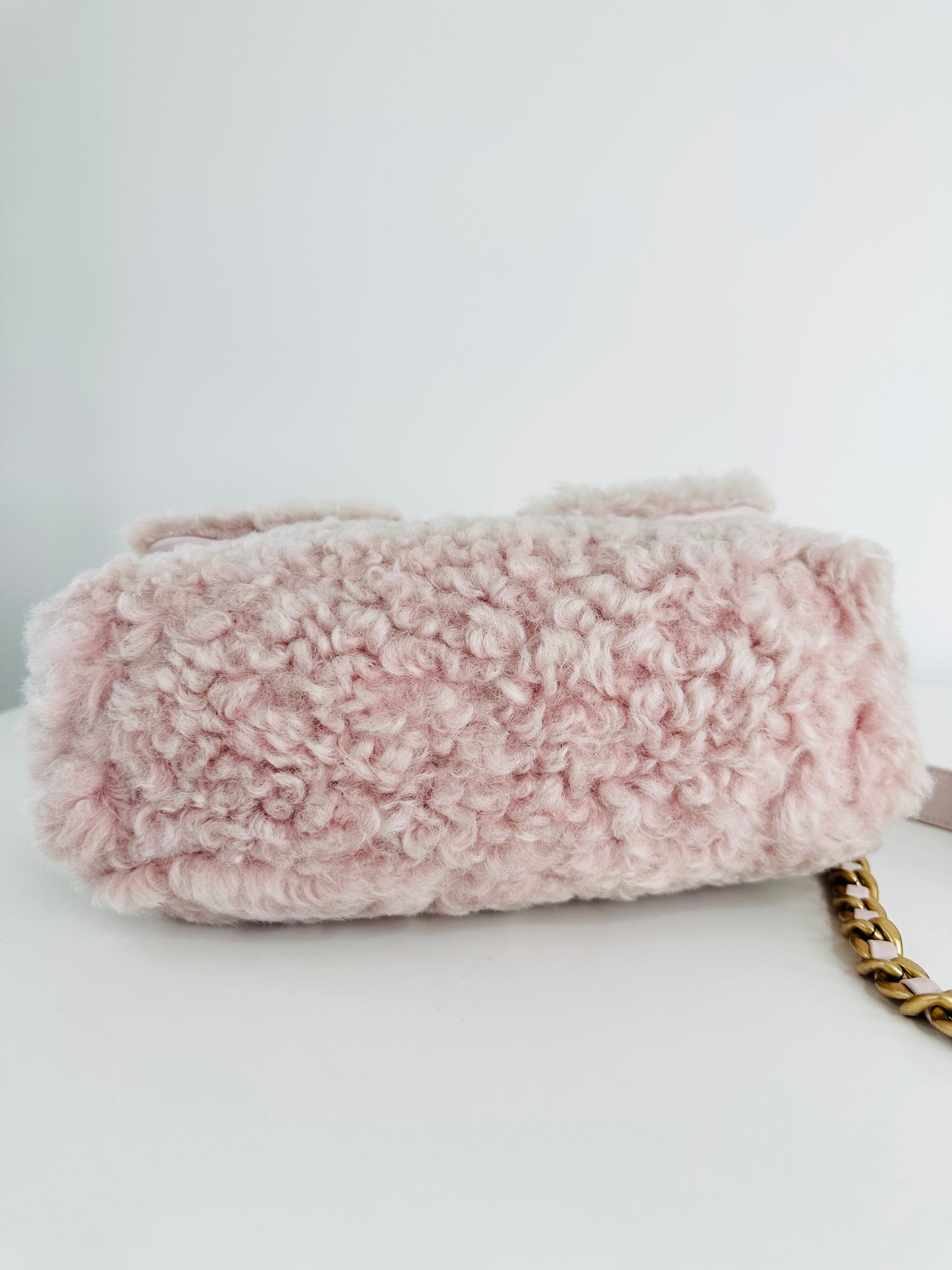 Shearling Sheepskin Small 19 Flap Bag