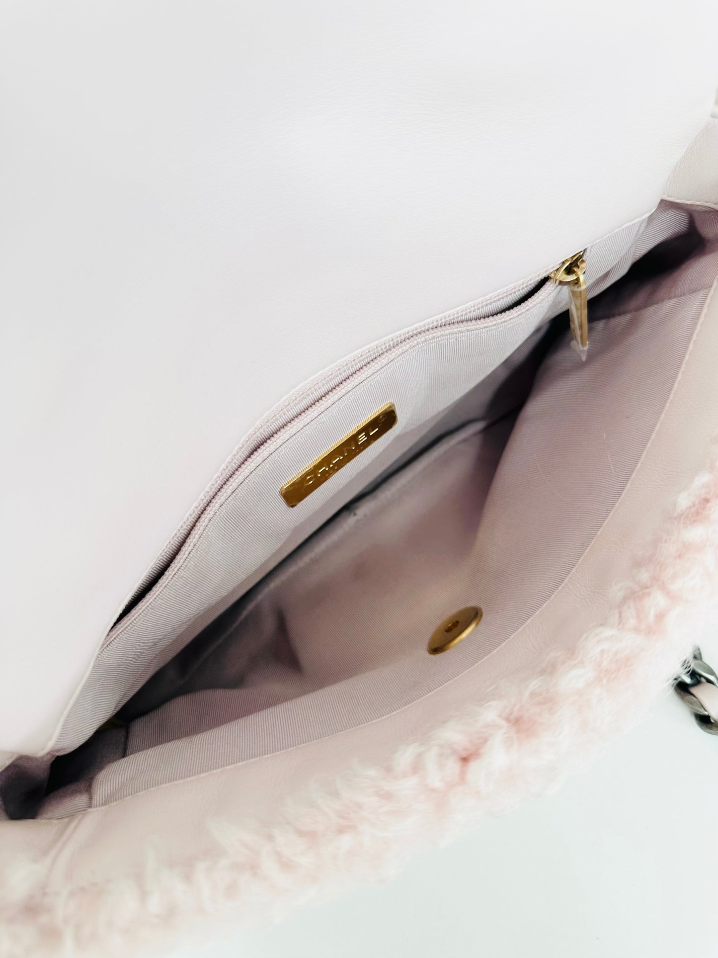 Shearling Sheepskin Small 19 Flap Bag