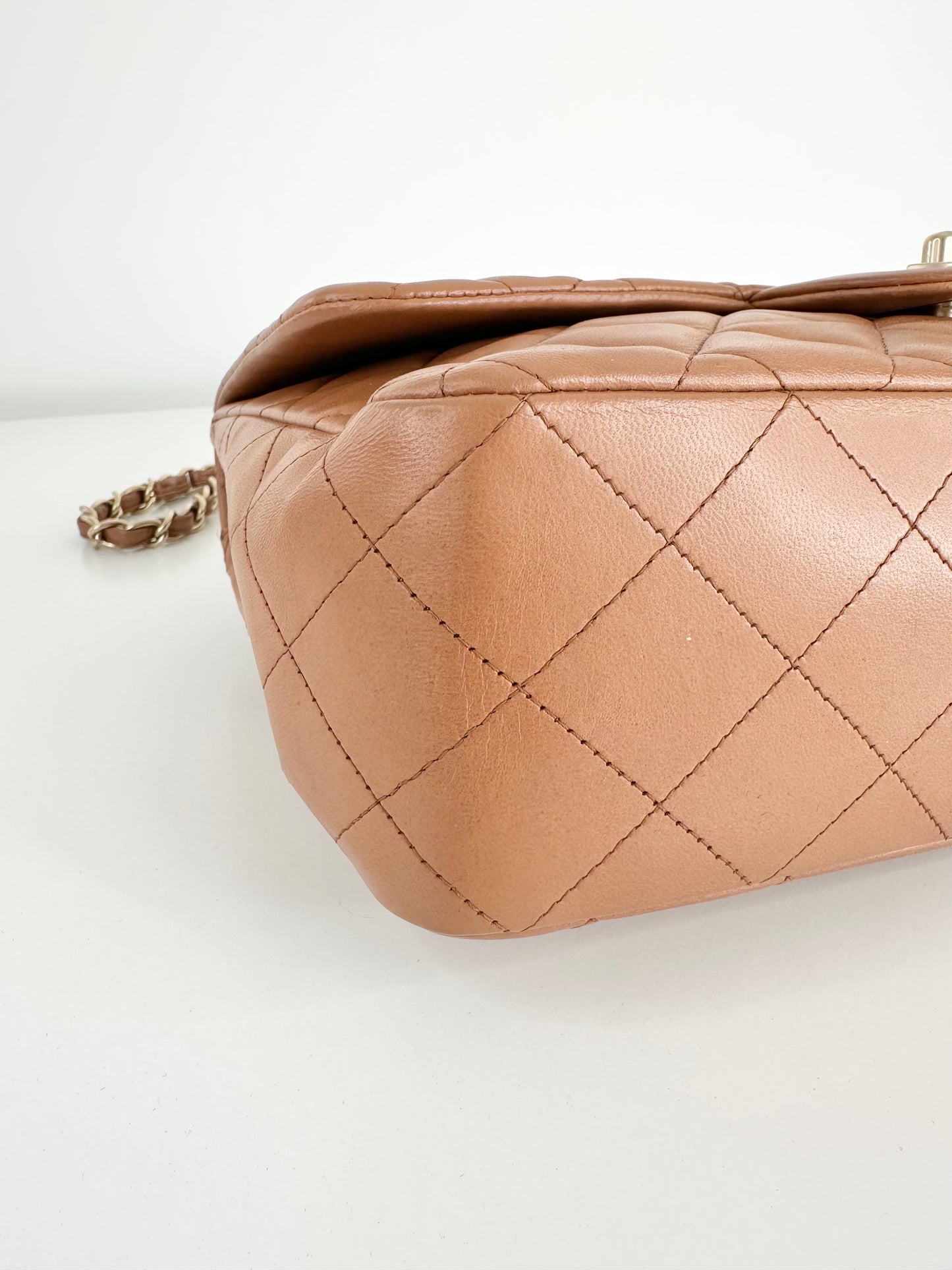 Quilted Lambskin Leather Jumbo Single Flap Bag