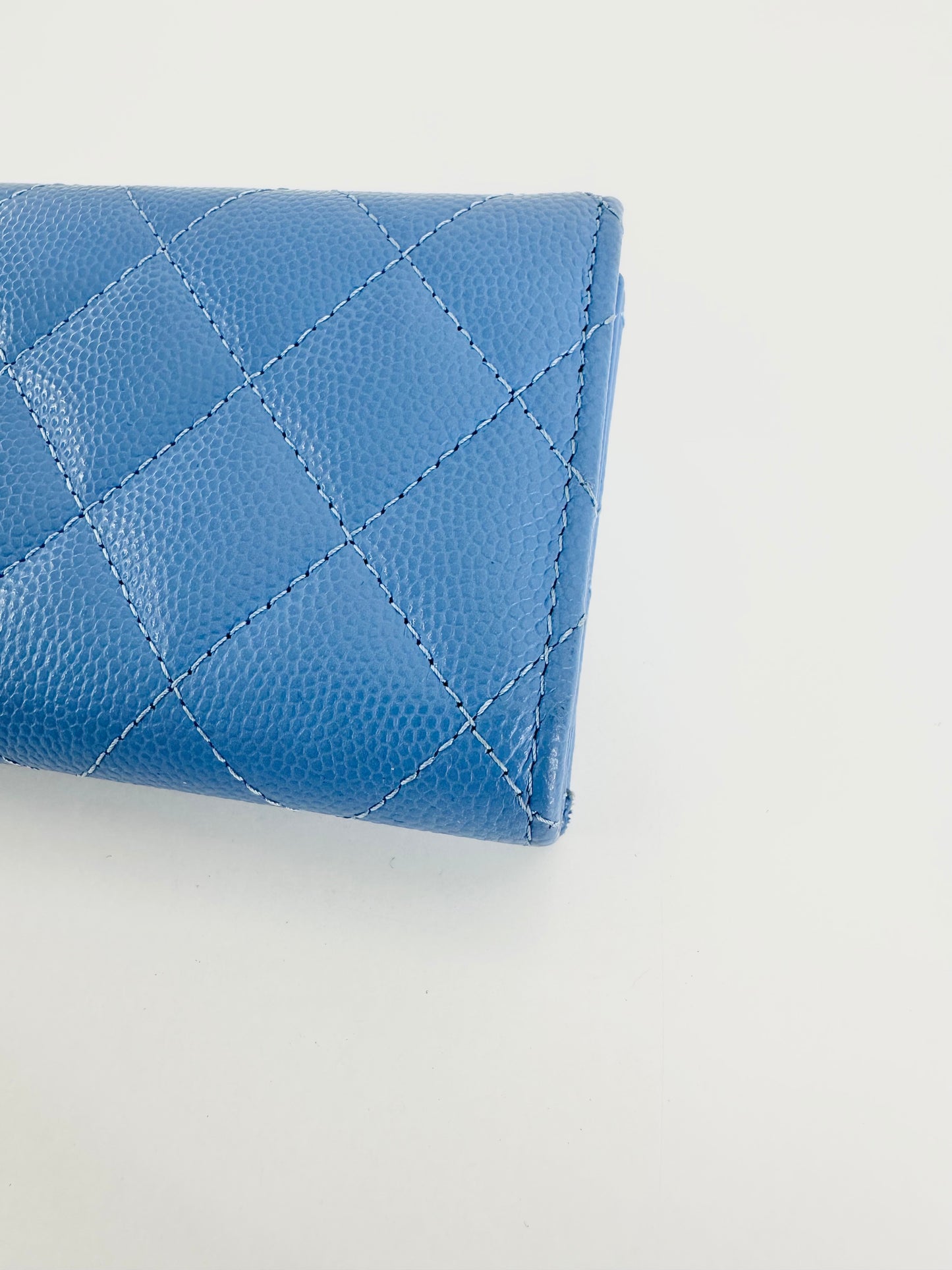 Caviar Leather Small Trifold Wallet