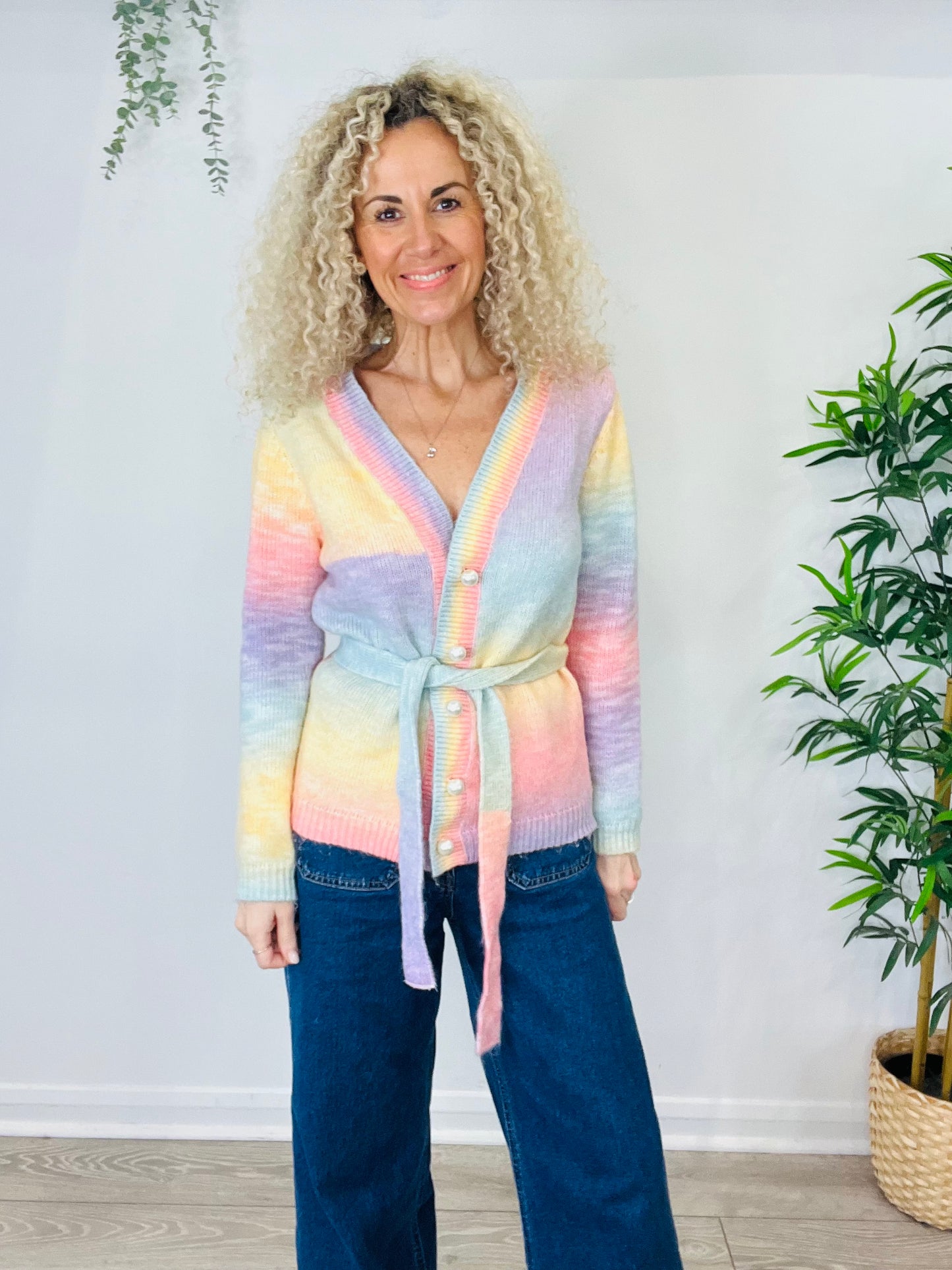 Rainbow Cardigan - Size S