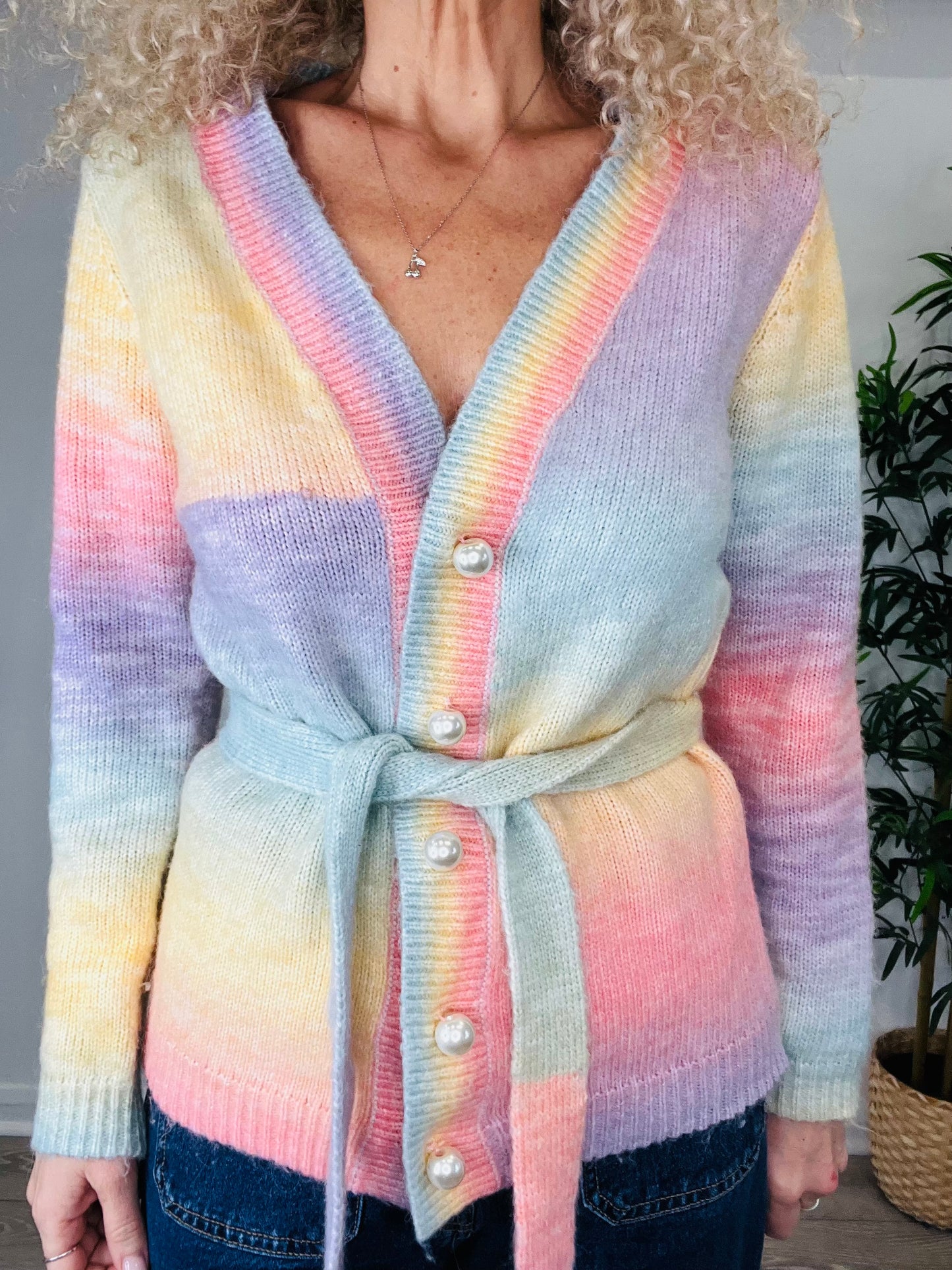 Rainbow Cardigan - Size S