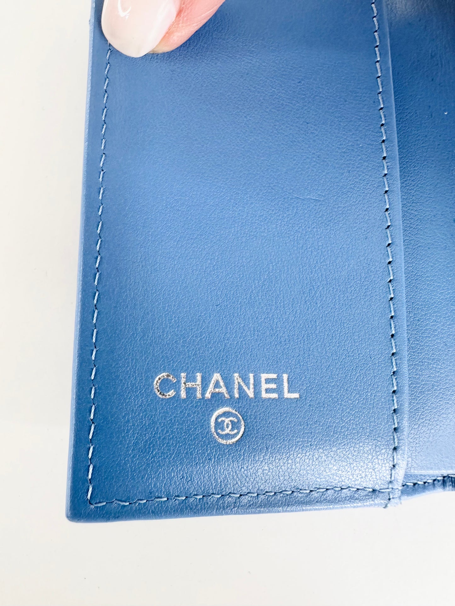 Caviar Leather Small Trifold Wallet