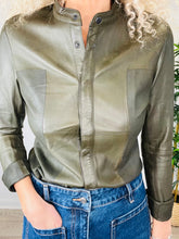 Load image into Gallery viewer, Leather Shirt - Size S
