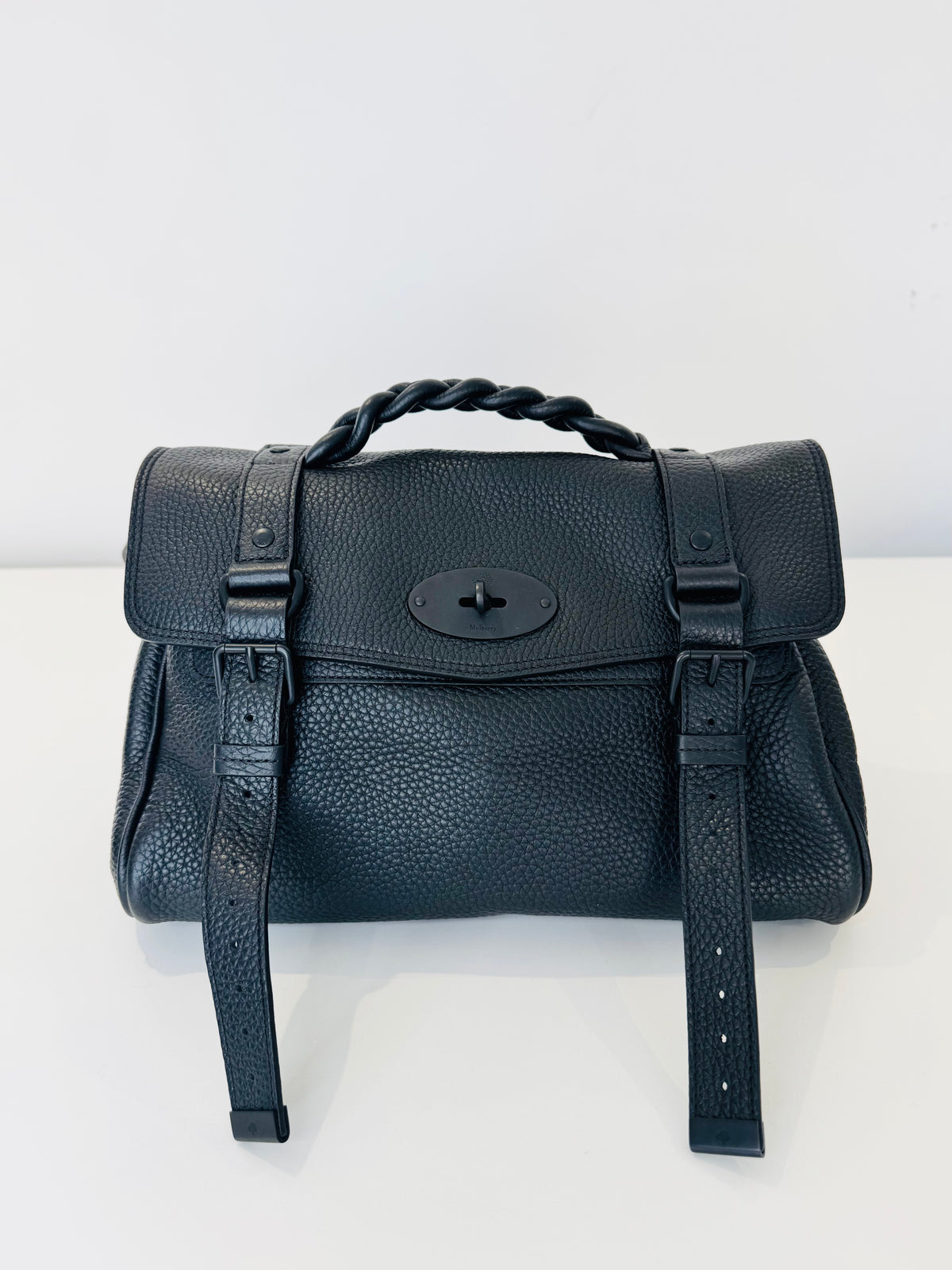 Grained Leather Alexa Bag