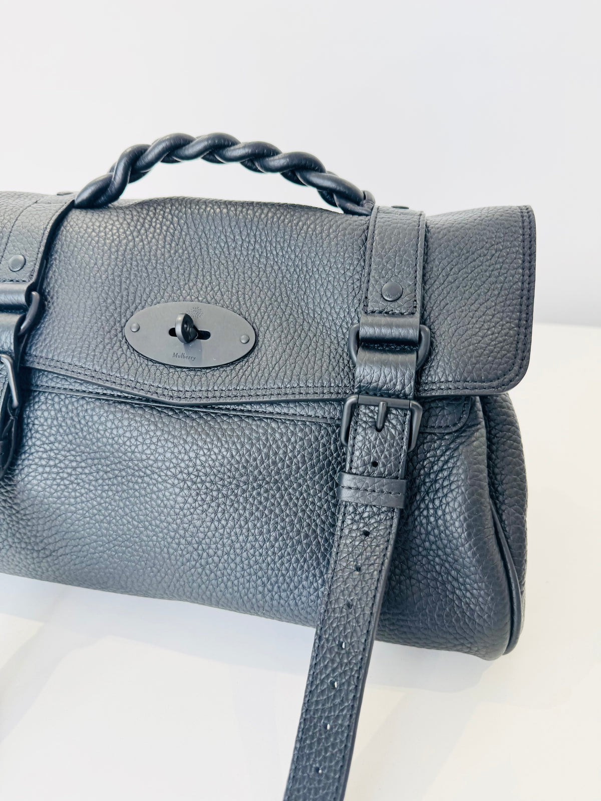 Grained Leather Alexa Bag