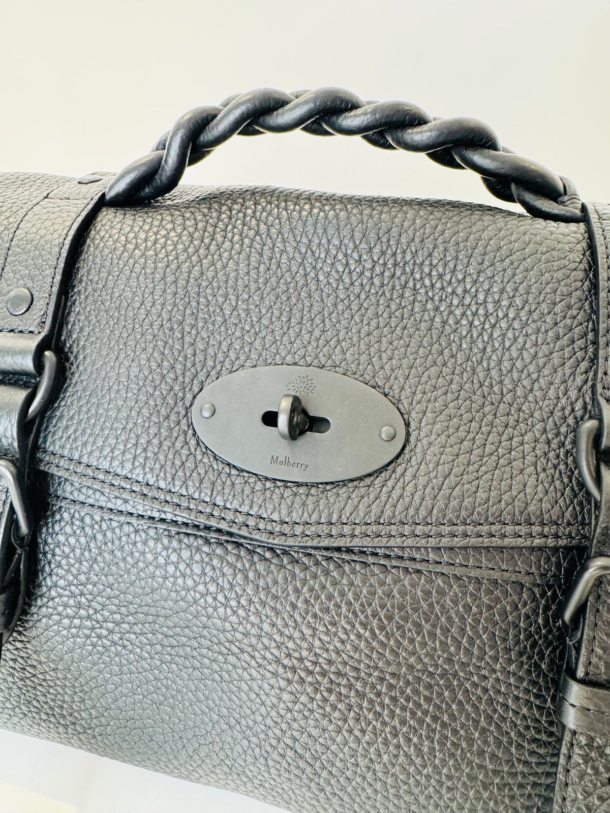 Grained Leather Alexa Bag