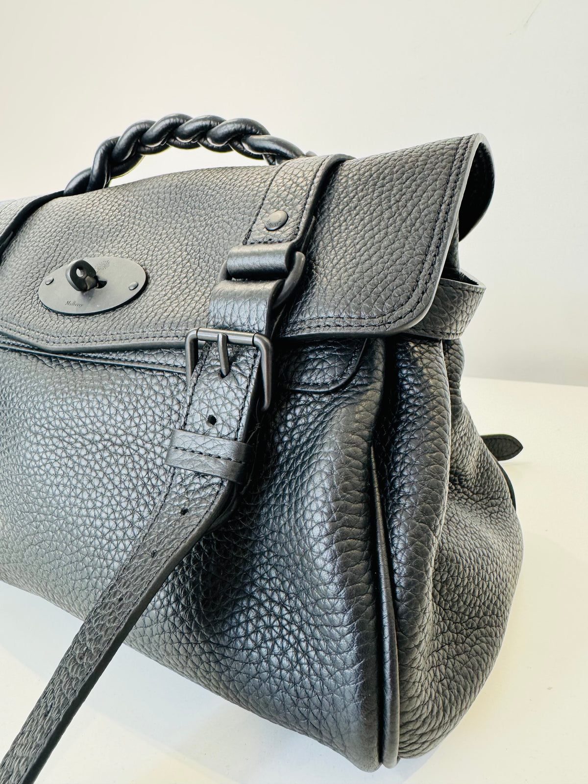 Grained Leather Alexa Bag