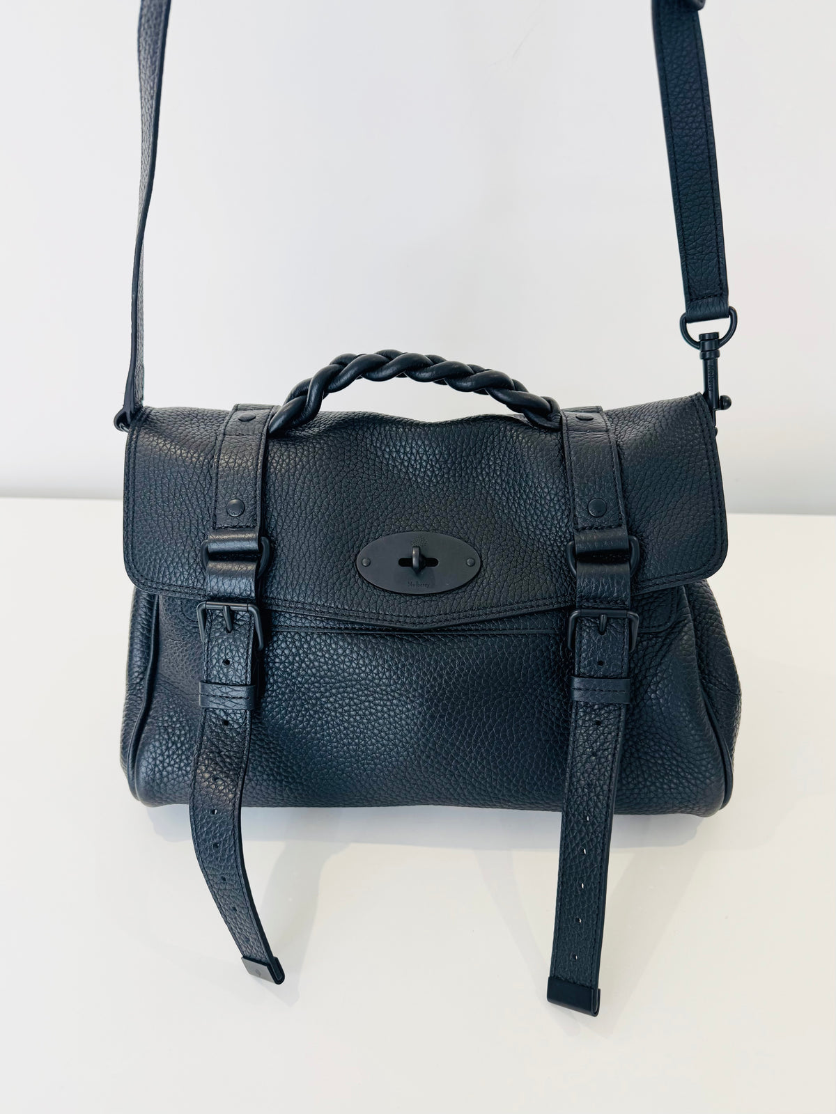Grained Leather Alexa Bag