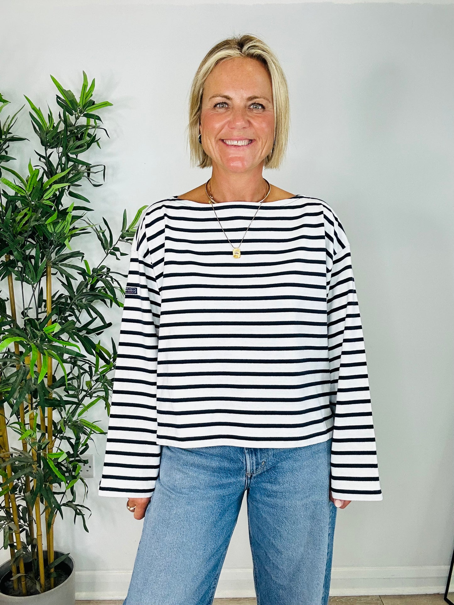 Striped Top - Size M
