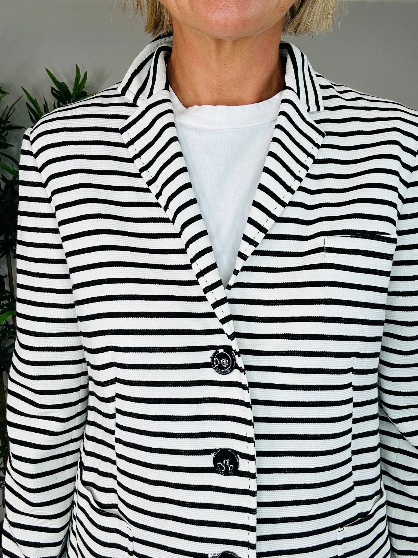 Striped Blazer - Size 14