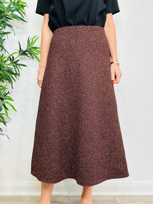 Sparkly Wool Skirt - Size M