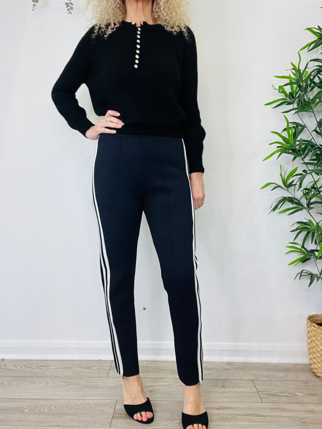 Side Stripe Joggers - Size S